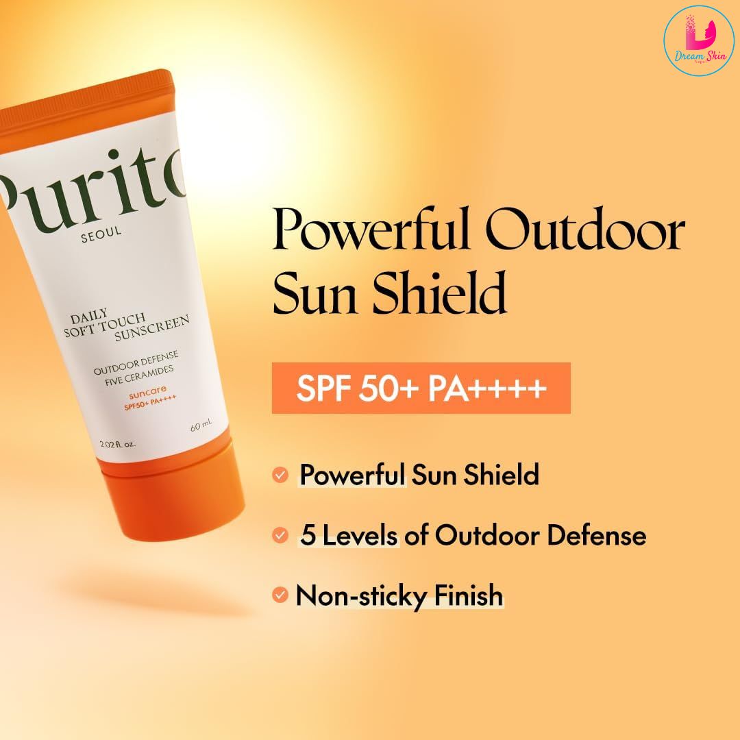Purito SEOUL Daily Soft Touch Sunscreen  SPF50+ PA++++ [60ml] 